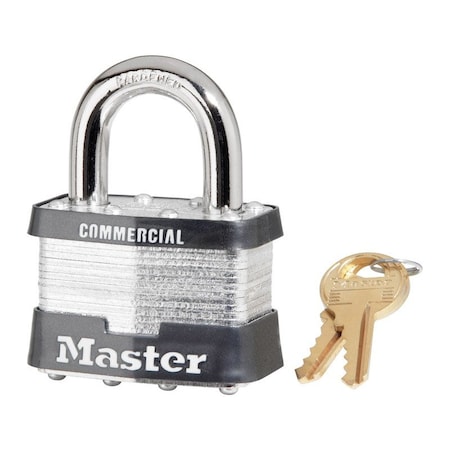 Master Lock Master Lock 1-1/2 in. H X 2 in. W X 7/8 in. L Steel Double Locking Exterior Padlock 5KARAN